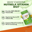 Patanjali Nutrela Vitamin B12 - 30 X 2 Veg Capsules (Pack of 2)