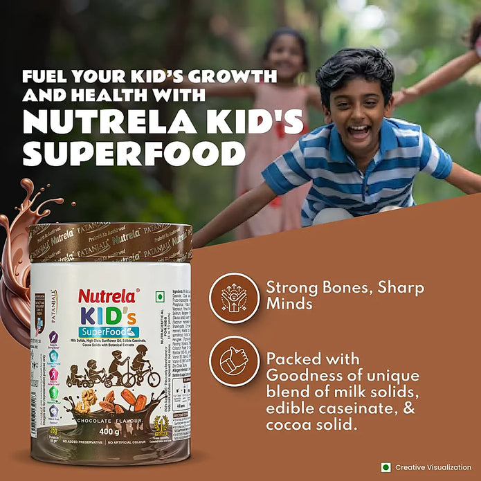 Patanjali Nutrela Kids Superfood - 400gm (Pack of 1)