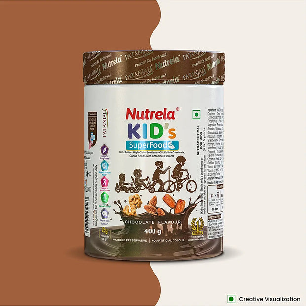 Patanjali Nutrela Kids Superfood - 400g (Pack of 1) (Exp Jul.)