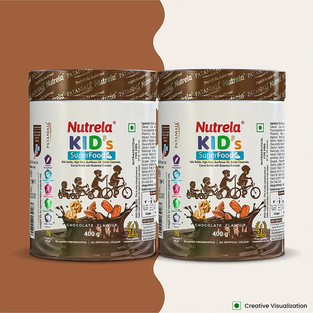 Patanjali Nutrela Kids Superfood - 400g X 2 (Pack of 2)