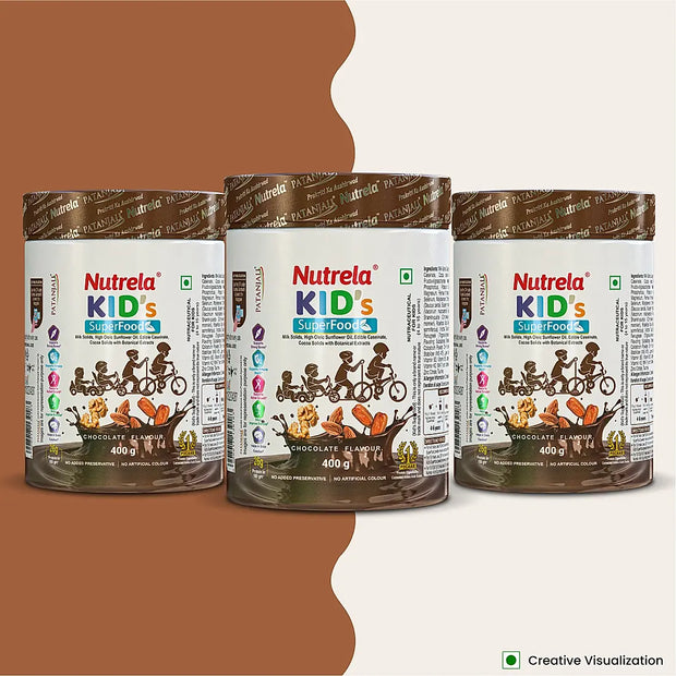 Patanjali Nutrela Kids Superfood - 400g X 3 (Pack of 3)
