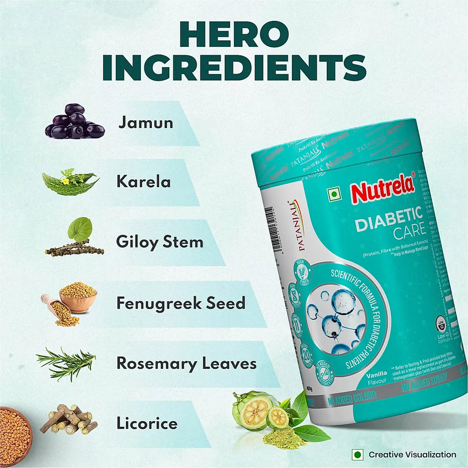 Patanjali Nutrela Diabetic Care - 400g (Pack of 1)