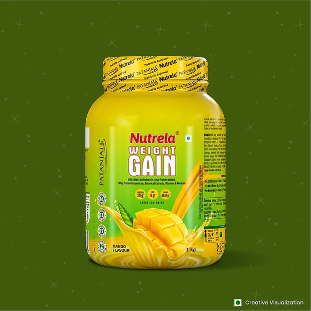 Patanjali Nutrela Weight Gain - Mango Flavour - 1Kg