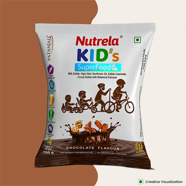 Patanjali Nutrela Kids SuperFood - Chocolate Flavour (150g)