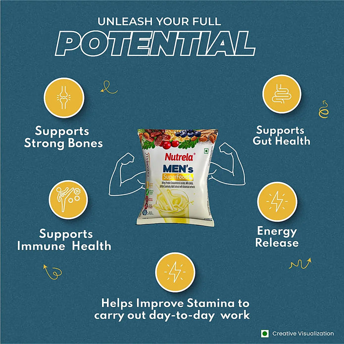 Patanjali Nutrela Men's SuperFood - Vanilla Flavour (150g)