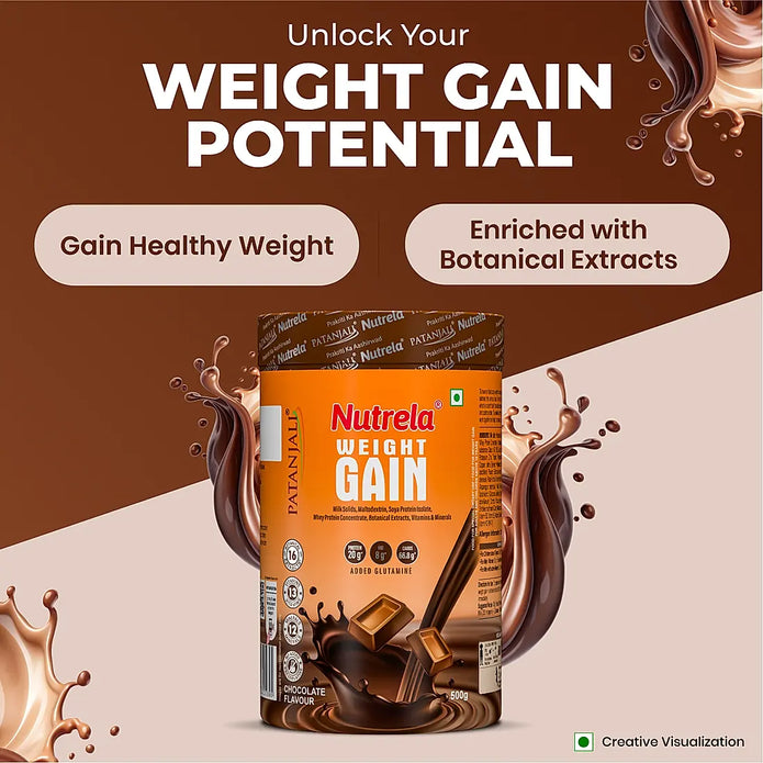 Patanjali Nutrela Weight Gain - Chocolate Flavour - 500g