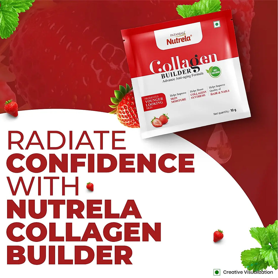 Patanjali Nutrela Collagen Builder - 150gm (15 Sachets)