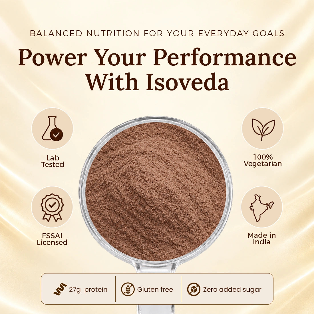Patanjali Nutrela Sports Isoveda – Chocolate Irish (1KG) | 27G Pure Whey Isolate for Muscle Recovery & Strength | Swadeshi Nutrition