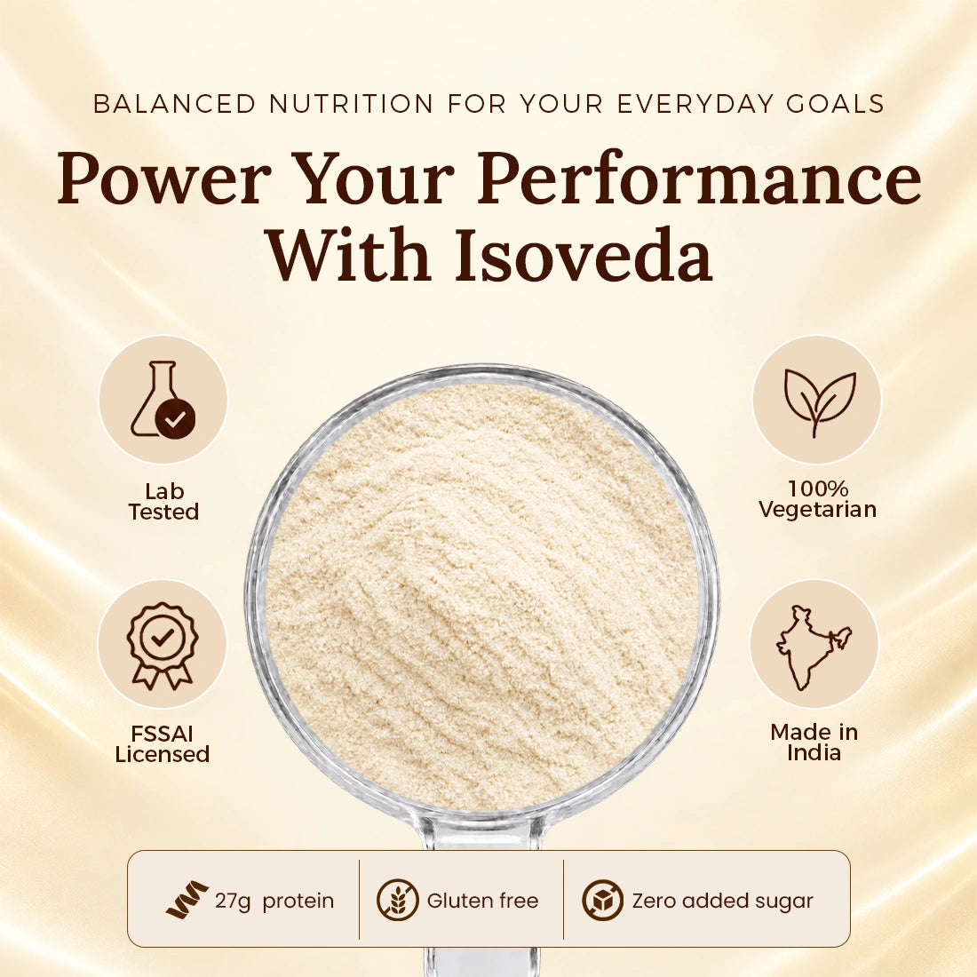 Patanjali Nutrela Sports Isoveda 1KG – Vanilla | 27G High Purity Whey Isolate for Fast Recovery & Lean Muscle | Swadeshi Protein