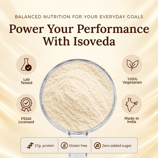 Patanjali Nutrela Sports Isoveda Vanilla - 2KG | Pure Isolate for Peak Training | Swadeshi Daily Performance Protein + FREE SHAKER