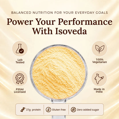 Patanjali Nutrela Sports Isoveda 1KG – Kulfi | 27G High Purity Whey Isolate for Fast Recovery & Lean Muscle | Swadeshi Protein