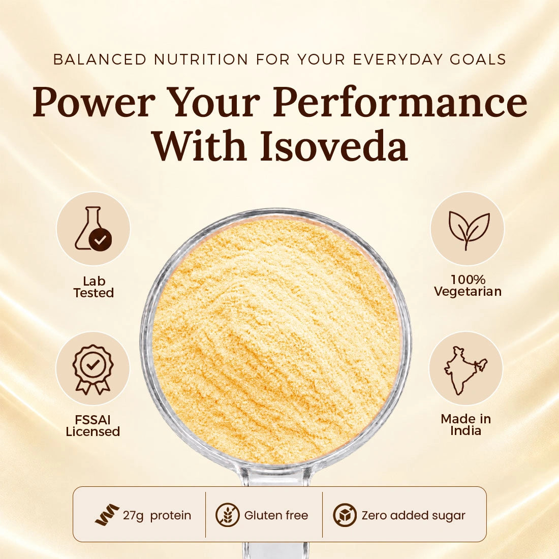 Patanjali Nutrela Sports Isoveda Pure Isolate 2KG – Kulfi | 27G High-Purity Protein | Swadeshi Muscle Recovery Fuel + FREE SHAKER