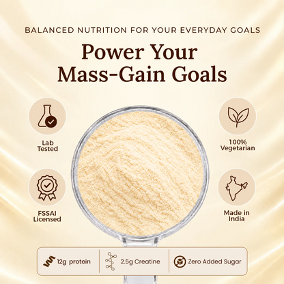 Patanjali Nutrela Sports Mass Gainer – Kulfi (2KG) | Swadeshi High-Calorie Muscle Building Formula