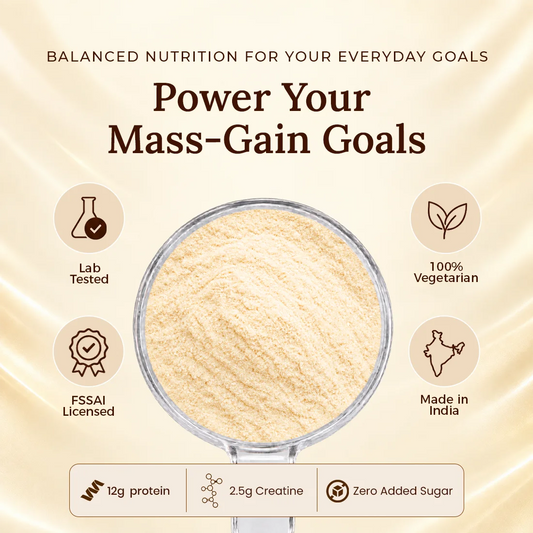 Patanjali Nutrela Sports Mass Gainer – Kulfi (1KG) | Swadeshi Weight & Mass Gain Nutrition
