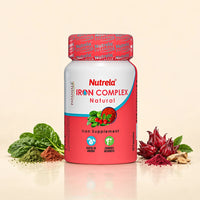 Patanjali Nutrela Iron Complex Natural 30 Capsules (Pack of 1)