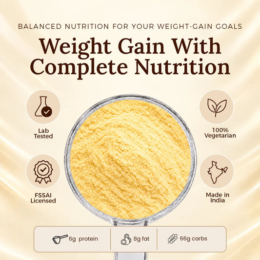 Patanjali Nutrela Mango Weight Gainer 1 kg | Ayurvedic High-Calorie Supplement | Swadeshi Strength
