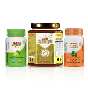 Patanjali Nutrela Collagenprash + B₁₂ + B-Complex (Combo)