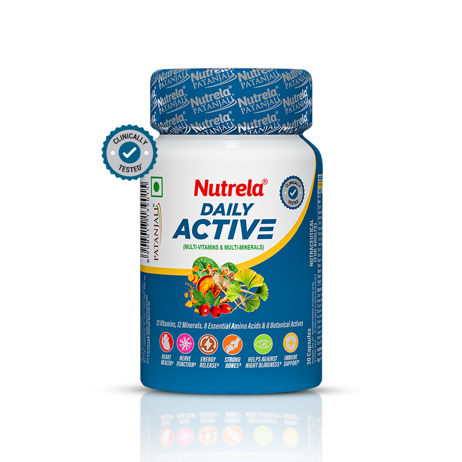 Patanjali Nutrela Daily Active Multivitamin & Multimineral (30 Capsules)