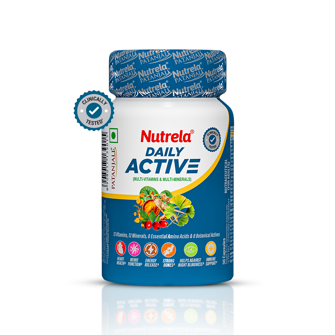 Patanjali Nutrela Daily Active Multivitamin & Multimineral (30 Capsules)
