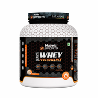 Patanjali Nutrela Sports Whey Performance 2KG – Chocolate Flavour | 24g Protein per Scoop | Swadeshi Daily Performance Protein