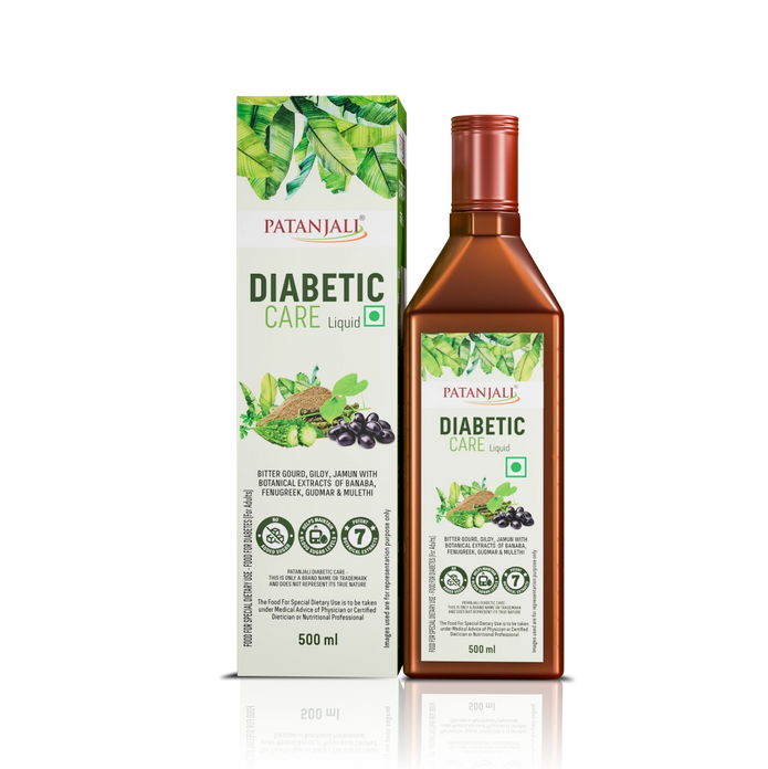 Patanjali Bitter Gourd & Jamun Diabetic Care Liquid Bottle (500ml)