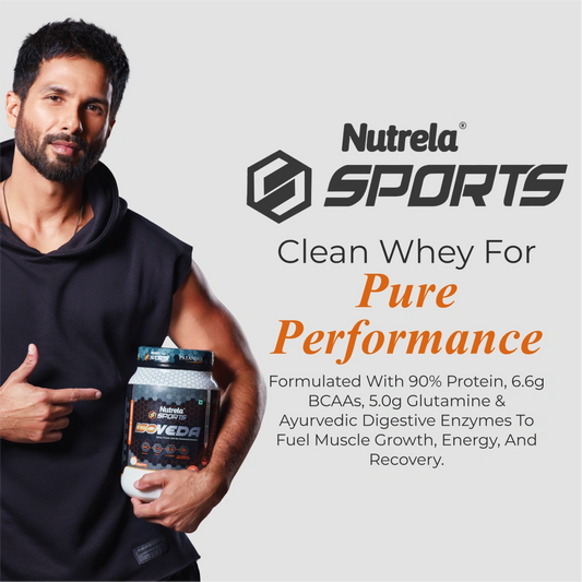 Patanjali Nutrela Sports Isoveda Vanilla - 2KG | Pure Isolate for Peak Training | Swadeshi Daily Performance Protein Free Shaker