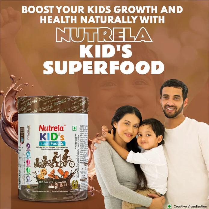 Patanjali Nutrela Kids Superfood - 400gm (Pack of 1)