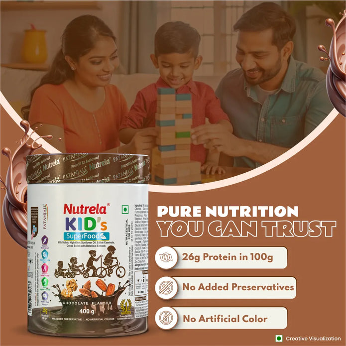 Patanjali Nutrela Kids Superfood - 400gm (Pack of 1)