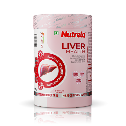 Patanjali Nutrela Liver Health Powder 400g | Ayurvedic Liver Detox Supplement with Silymarin & Vitamin E | Supports Fatty Liver, Digestion & Liver Function