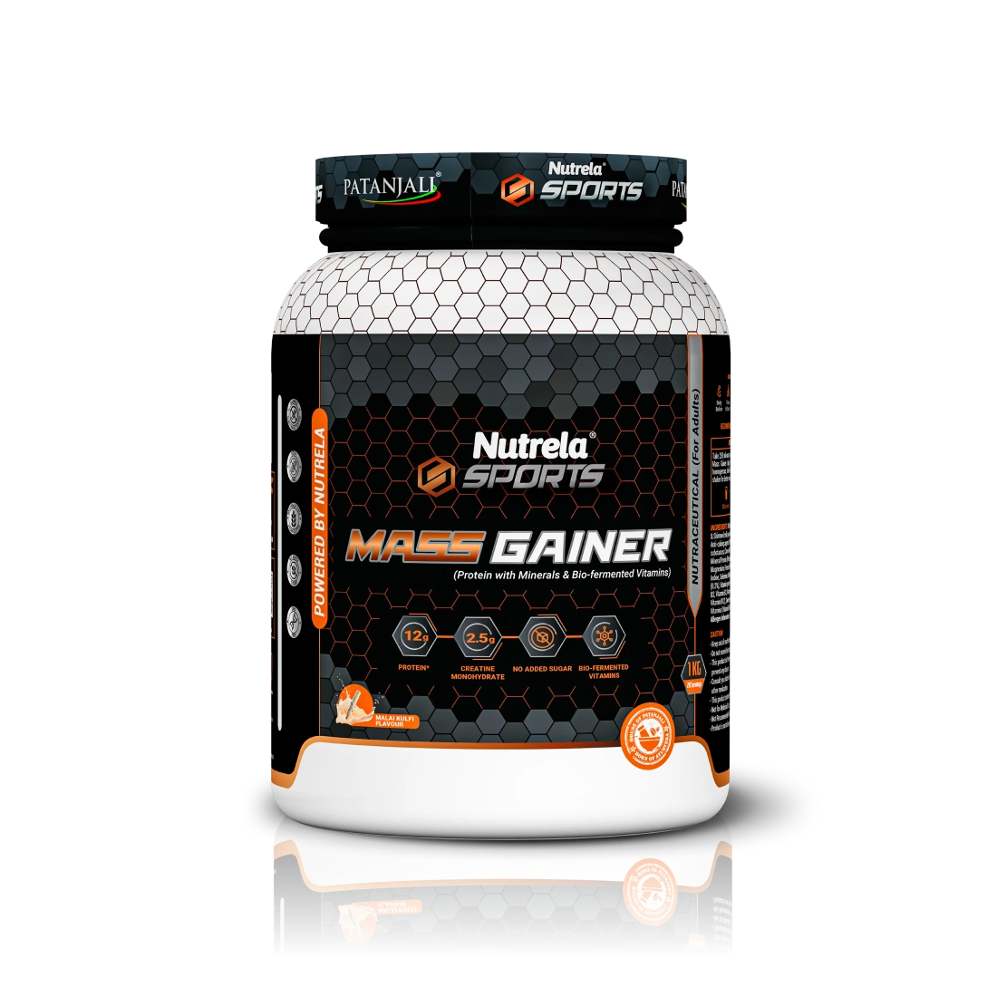 Patanjali Nutrela Sports Mass Gainer (Malai Kulfi) 1KG
