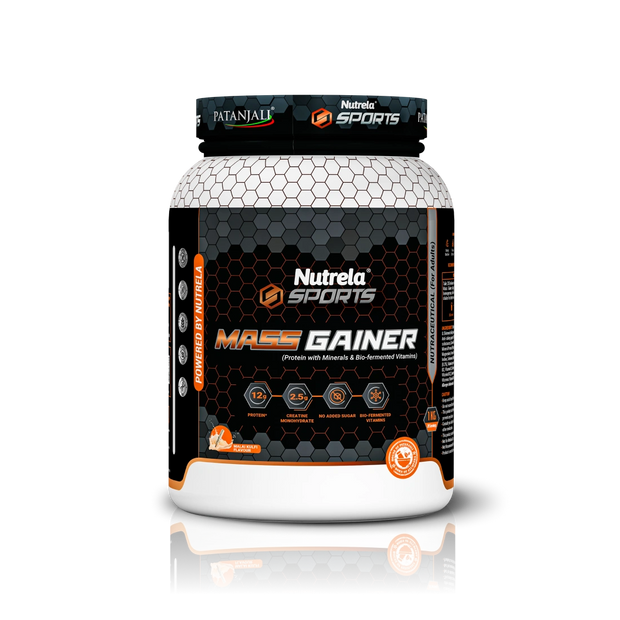 Patanjali Nutrela Sports Mass Gainer (Malai Kulfi) 1KG