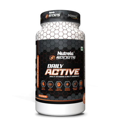 Patanjali Nutrela Sports Daily Active (90 Capsule)
