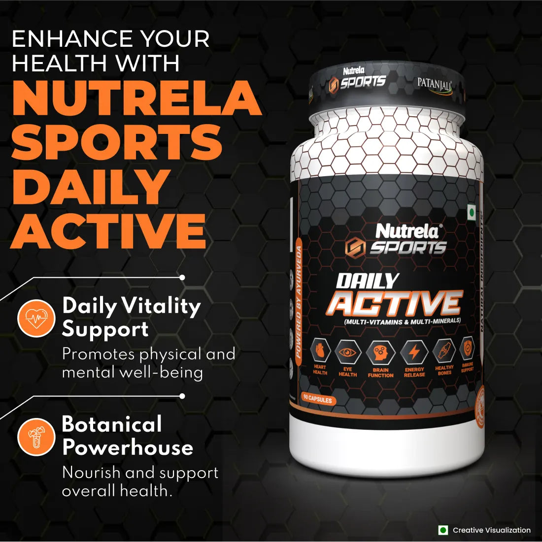 Patanjali Nutrela Sports Daily Active (90 Capsule)