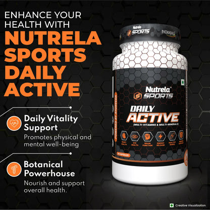 Patanjali Nutrela Sports Daily Active (90 Capsule)
