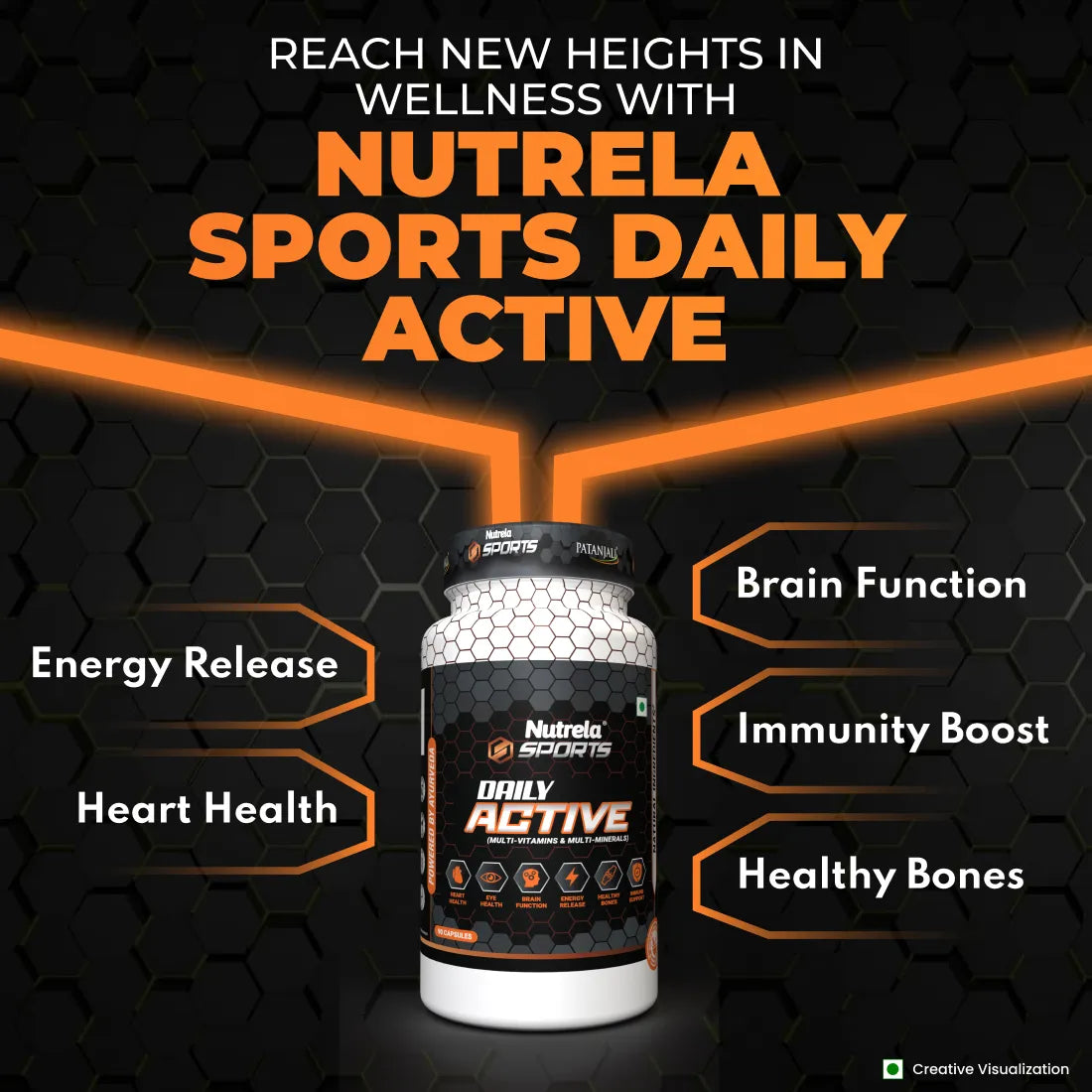Patanjali Nutrela Sports Daily Active (90 Capsule)