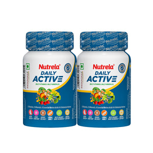 Patanjali Nutrela Daily Active Multivitamin & Multimineral 60 Capsules (Pack of 2)