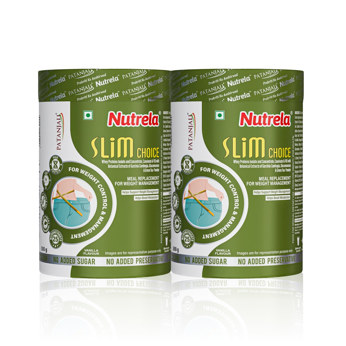 Patanjali Nutrela Slim Choice - 500g X 2 (Pack of 2)