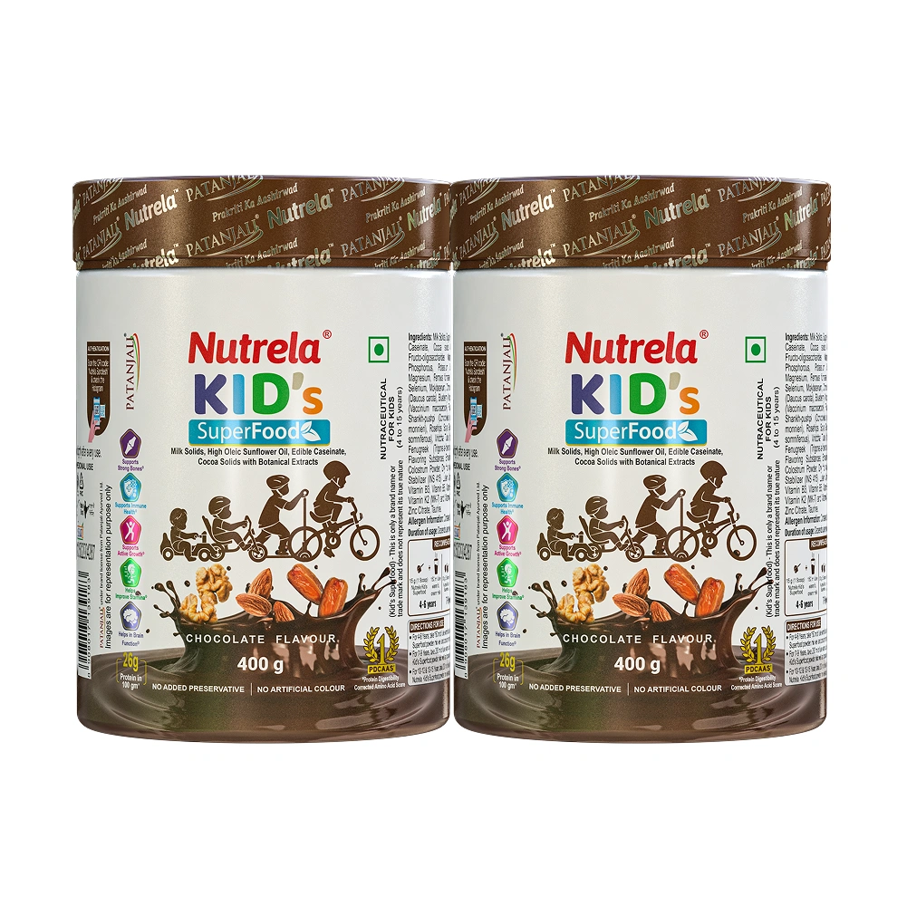 Patanjali Nutrela Kids Superfood - 800gm (Pack of 2)