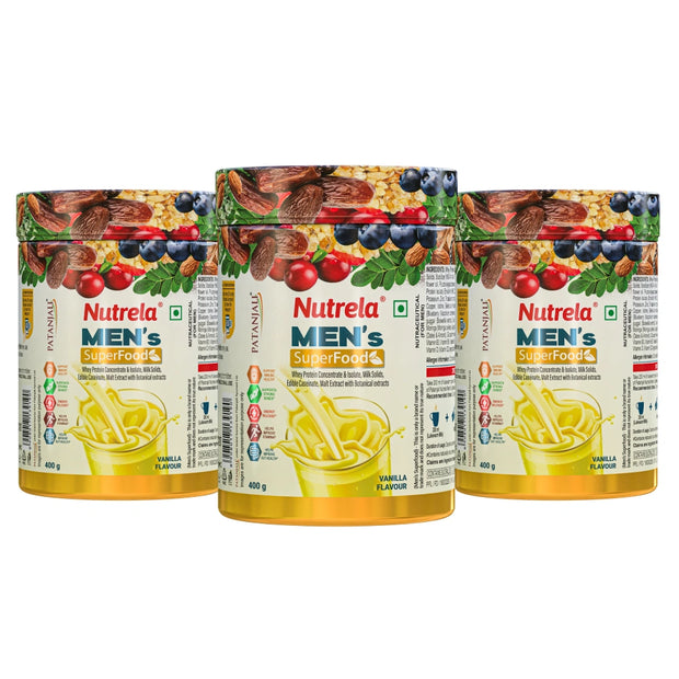 Patanjali Nutrela Men's Superfood - 400g X 3 (Pack of 3)