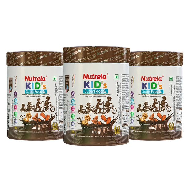 Patanjali Nutrela Kids Superfood - 1.2Kg (Pack of 3)