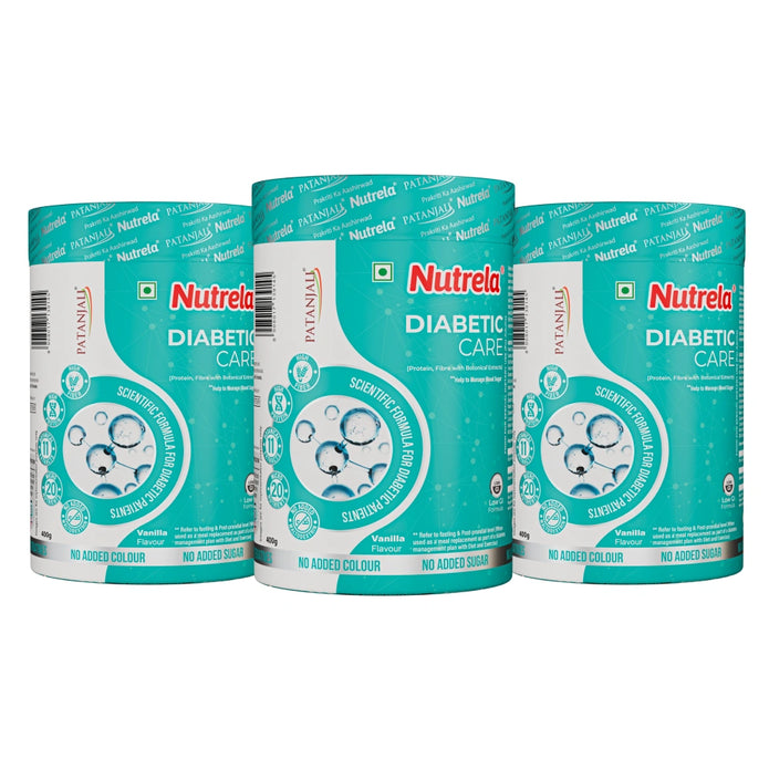Patanjali Nutrela Diabetic Care - 400g X 3 (Pack of 3)