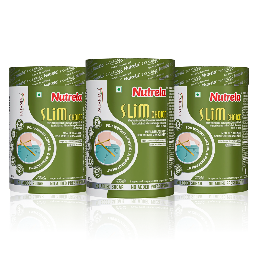 Patanjali Nutrela Slim Choice - 500g X 3 (Pack of 3)
