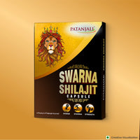 Patanjali Shilajit Capsules with Ashwagandha & Herbs | Ayurvedic Energy Supplement | Daily Wellness & Active Lifestyle