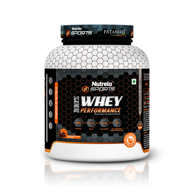 Patanjali Nutrela Sports 100% Whey Performance (Chocolate Irish) 2KG