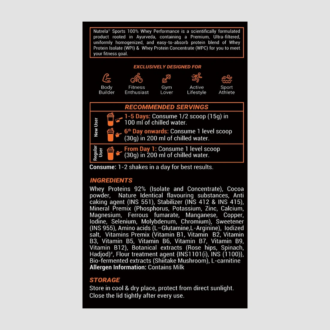 Patanjali Nutrela Sports 100% Whey Performance 1KG – Chocolate Irish Flavour | 24g Protein per Scoop | Premium Swadeshi Nutrition