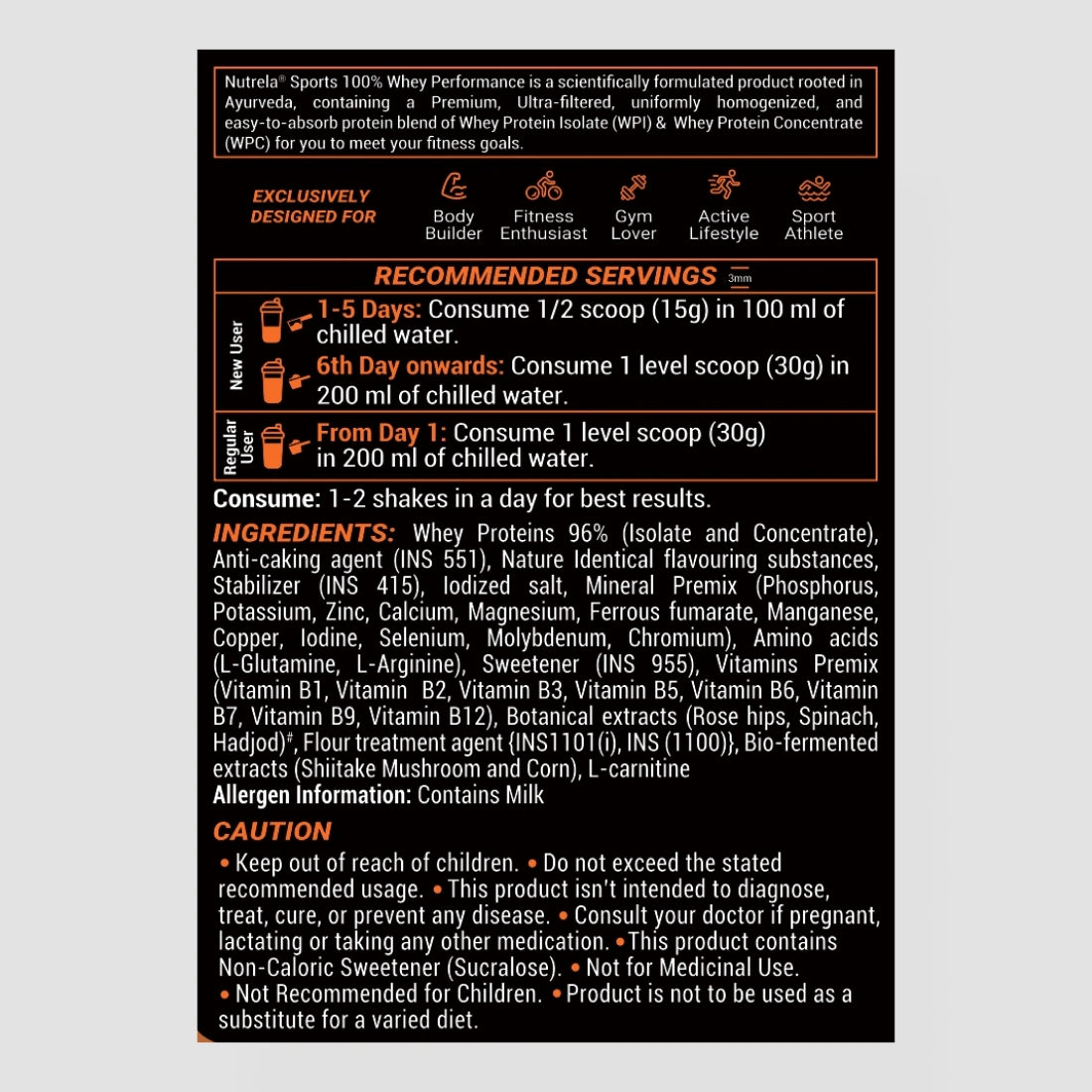 Patanjali Nutrela Sports  100% Whey Performance (Malai Kulfi) 2KG