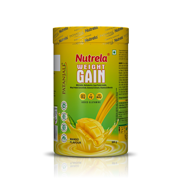 Patanjali Nutrela Weight Gain - Mango Flavour - 500g