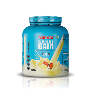 Patanjali Nutrela Weight Gain - Banana Flavor - 2Kg + FREE Shaker