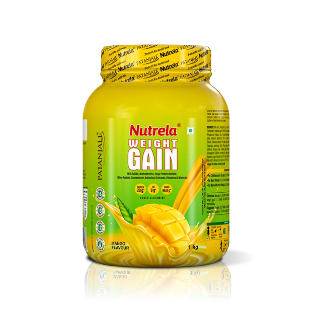 Patanjali Nutrela Weight Gain - Mango Flavour - 1Kg