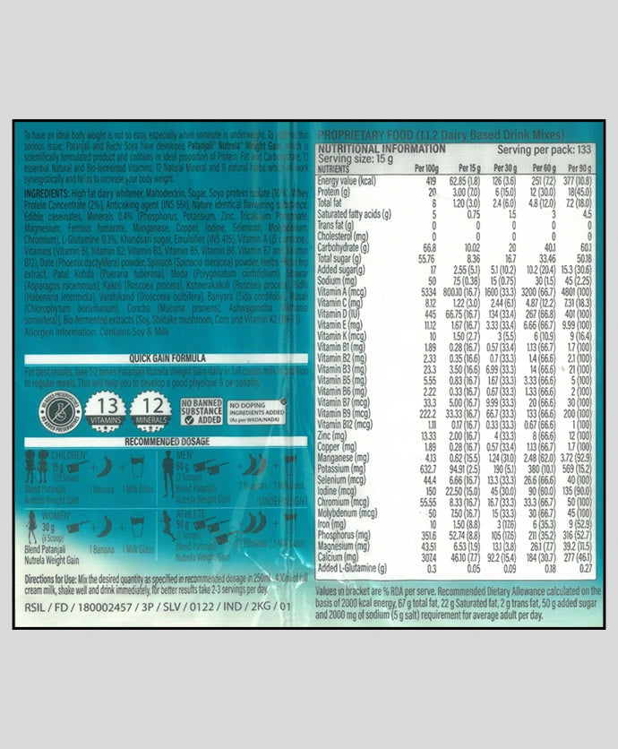 Nutrition Facts